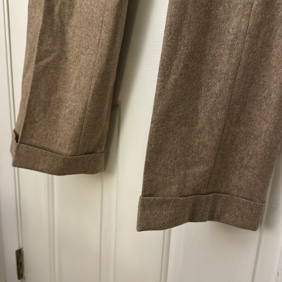 H.Stockton Vintage Tan Wool Trousers 36 - Made in the USA - Picture 3 of 8